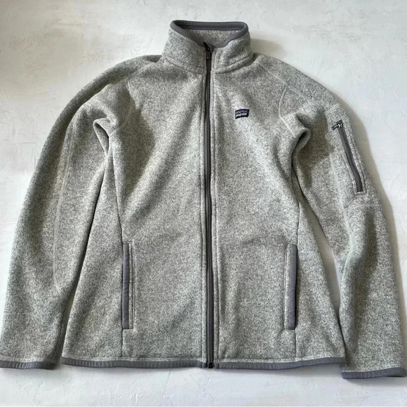 Patagonia Women's Better Sweater Jacket Natural Grey Size S - Picture 3 of 10